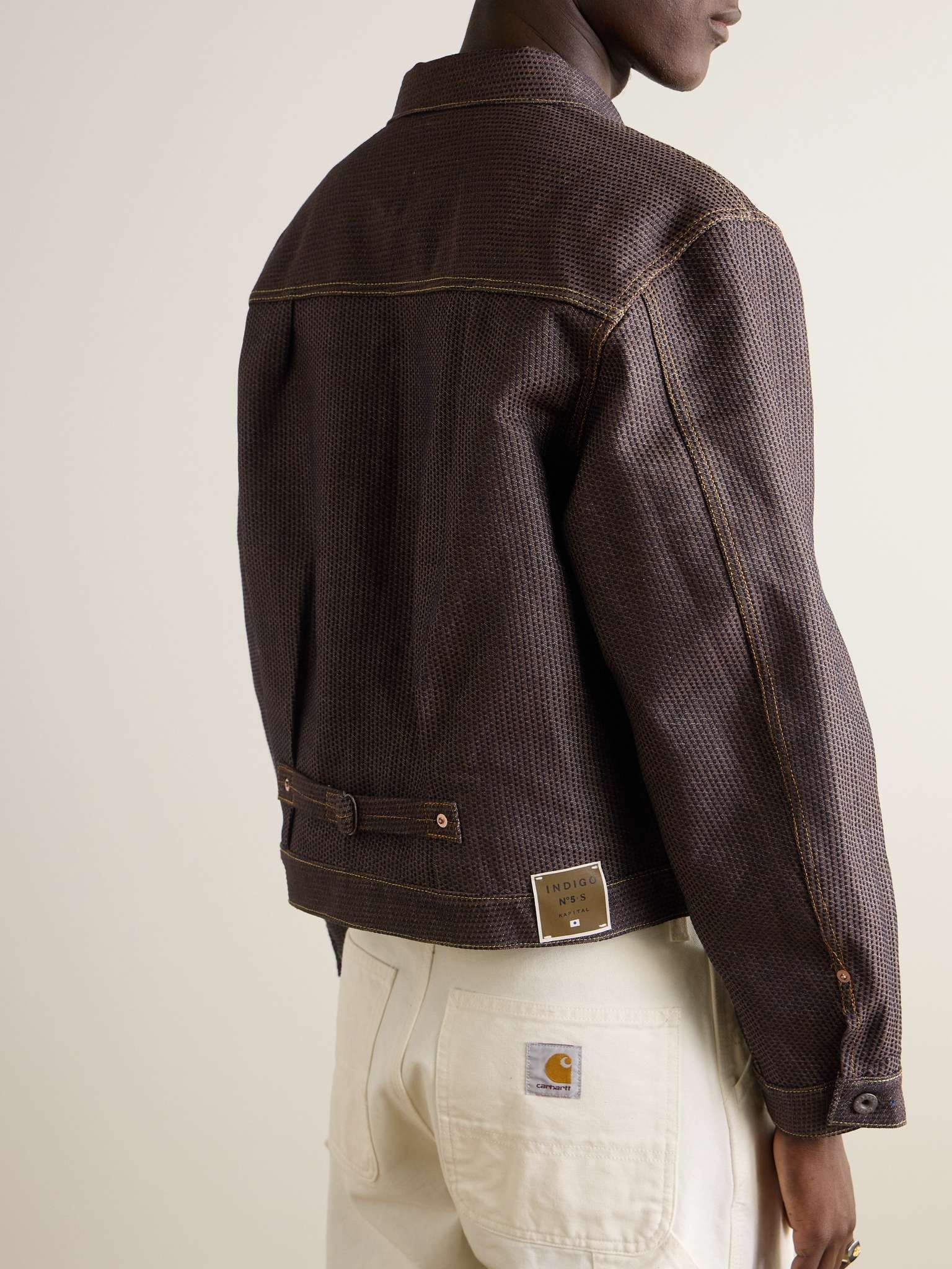 Sashiko Denim Trucker Jacket - 5