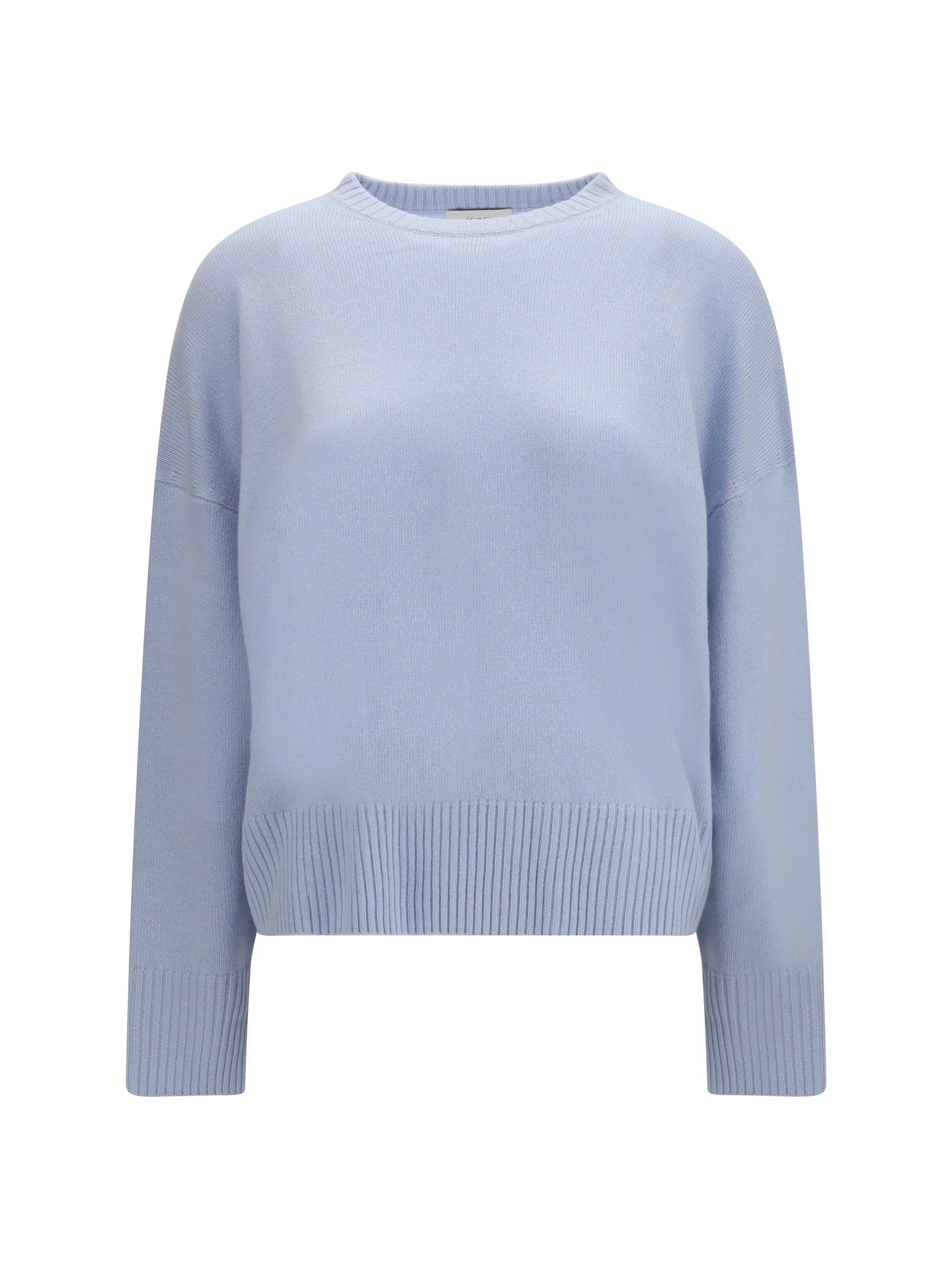 Loulou De Saison Anton Cashmere Sweater Light Blue - 1