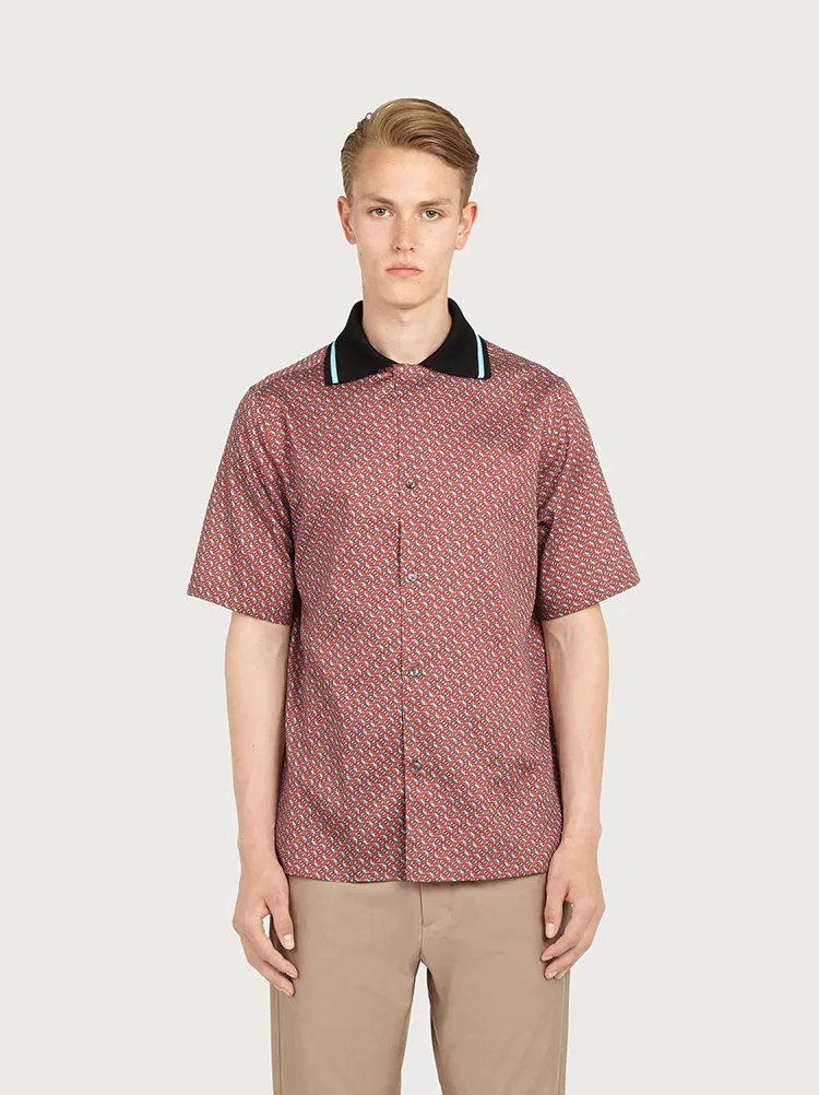 SHORT SLEEVED SPORTY SHIRT - 1