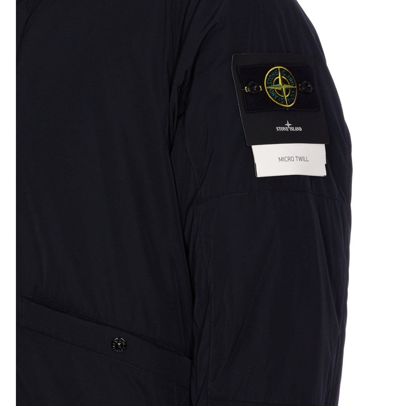 Stone Island Men Logo Micro Twill Down Jacket - 2