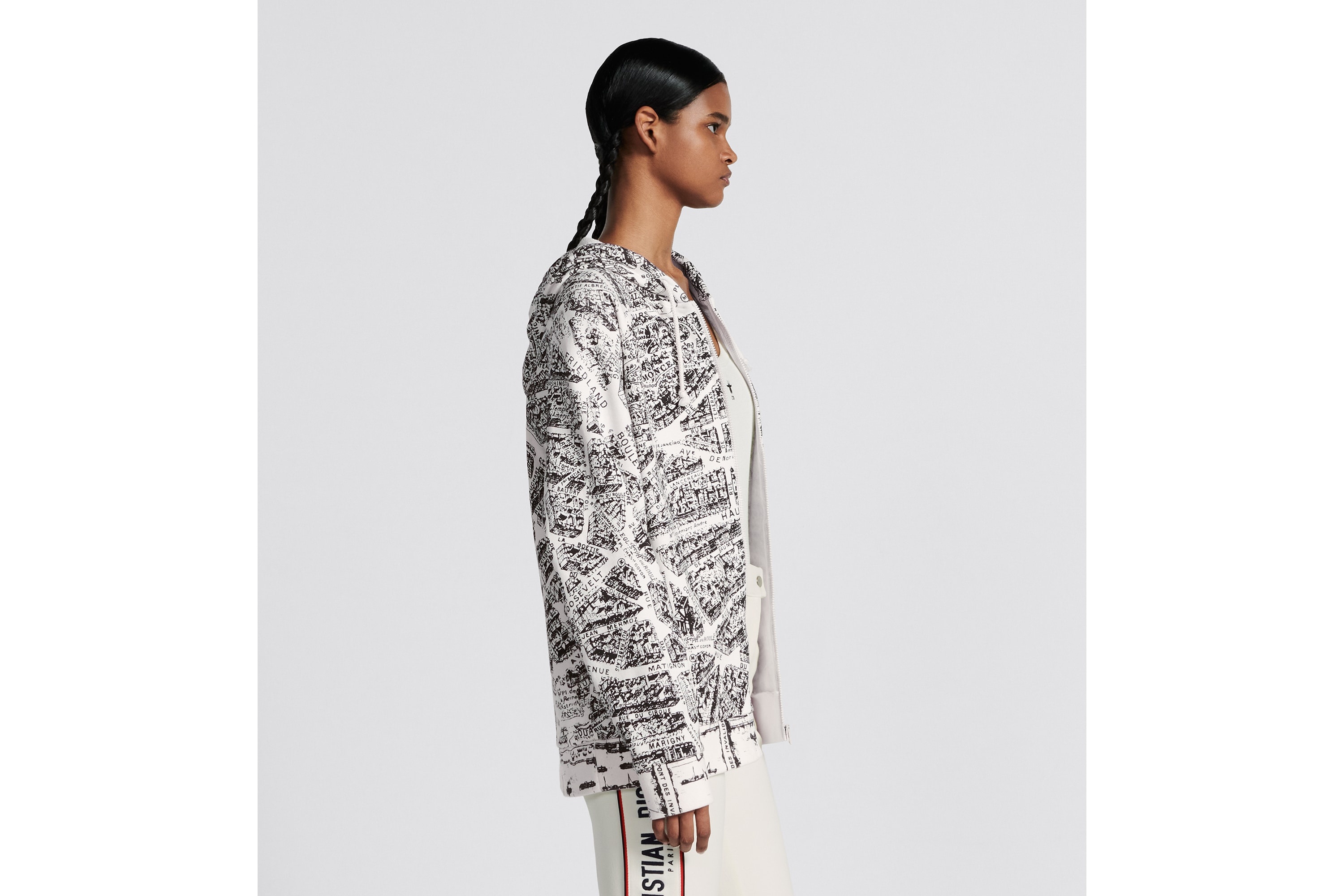 Zipped Hooded Sweatshirt - 2