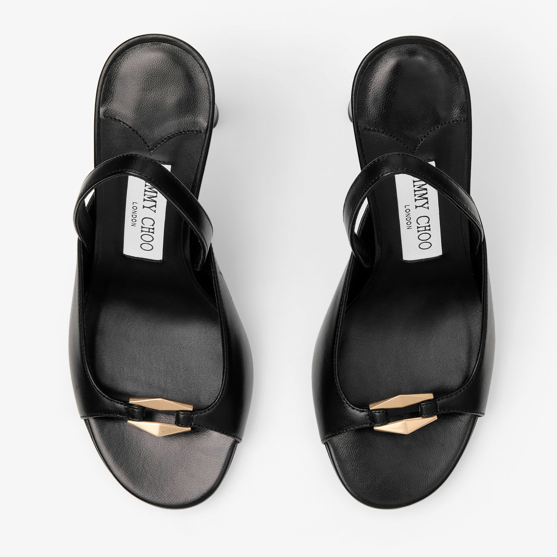 Lev 95
Black Nappa Leather Sandals - 4