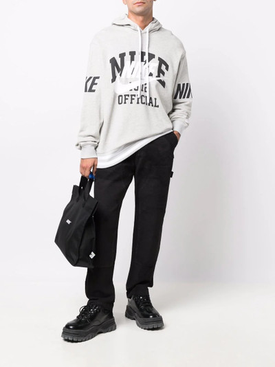 Nike logo print hoodie outlook