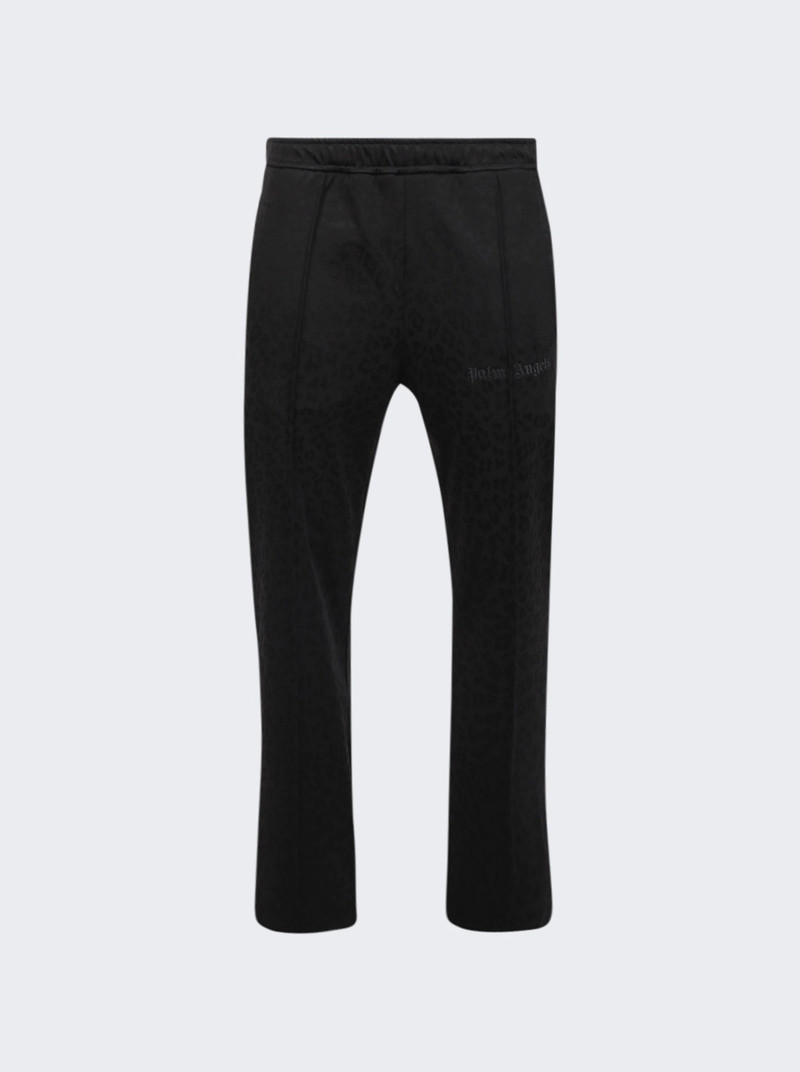 Tuxedo Leopard Track Pants Black And White - 1
