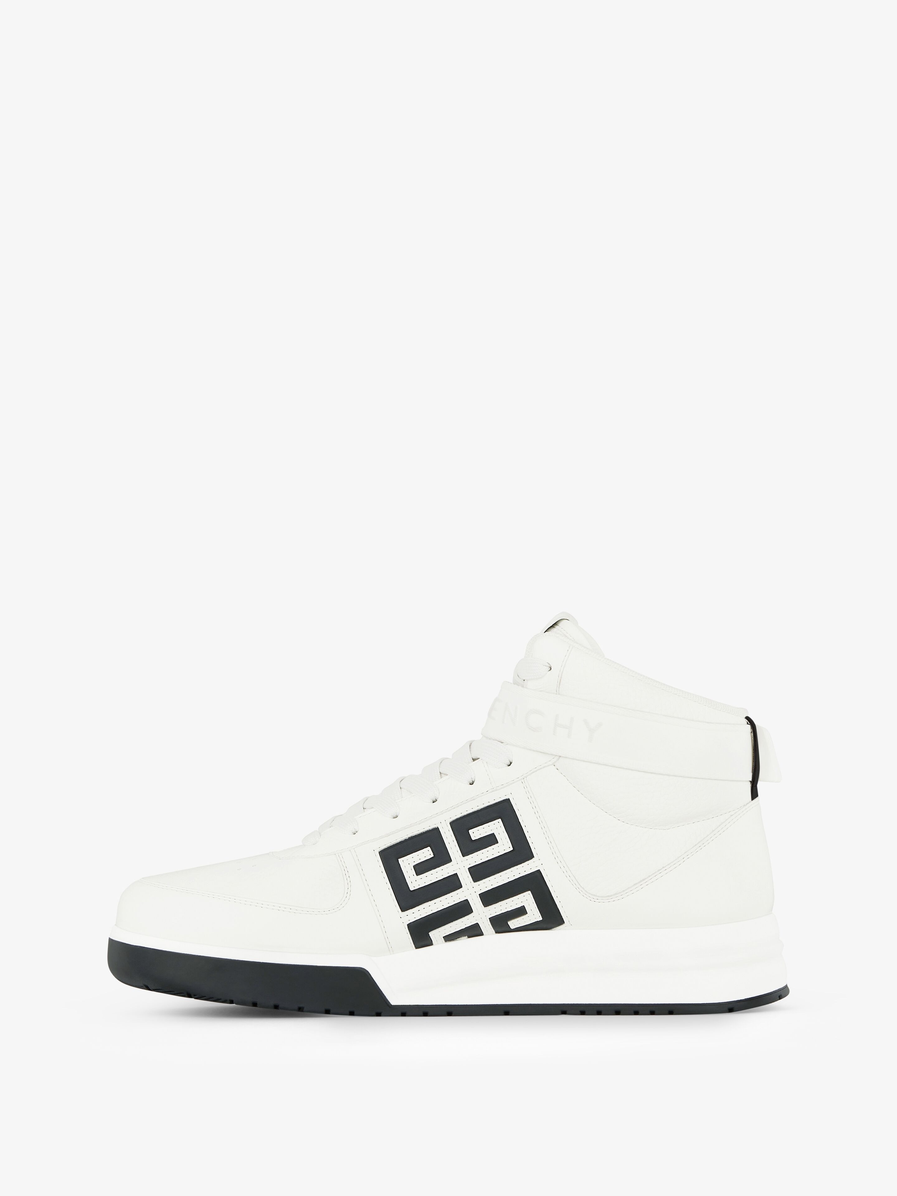 G4 HIGH TOP SNEAKERS IN LEATHER - 3
