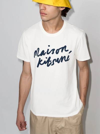 Maison Kitsuné logo print T-shirt outlook