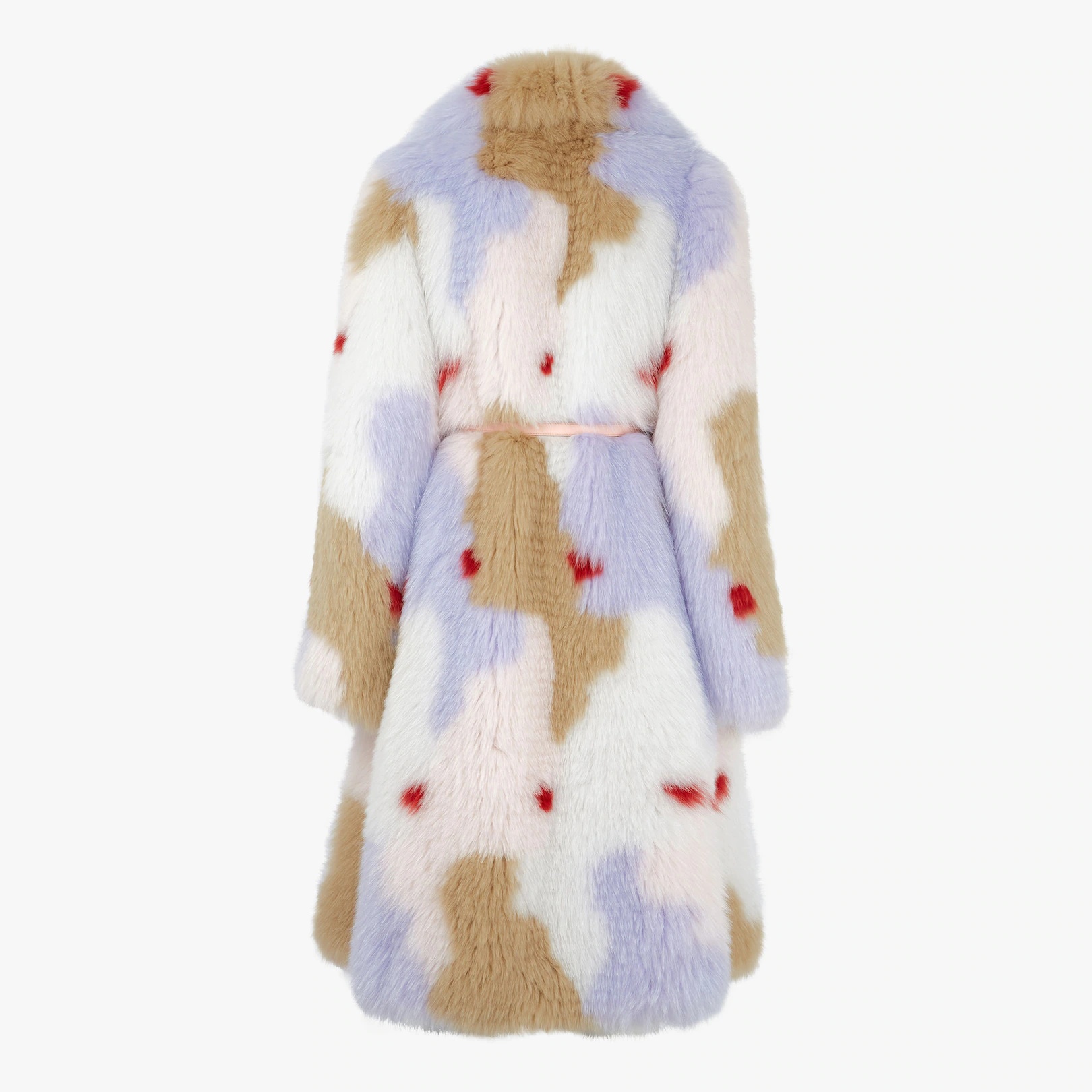 Multicolor fox-fur coat - 2