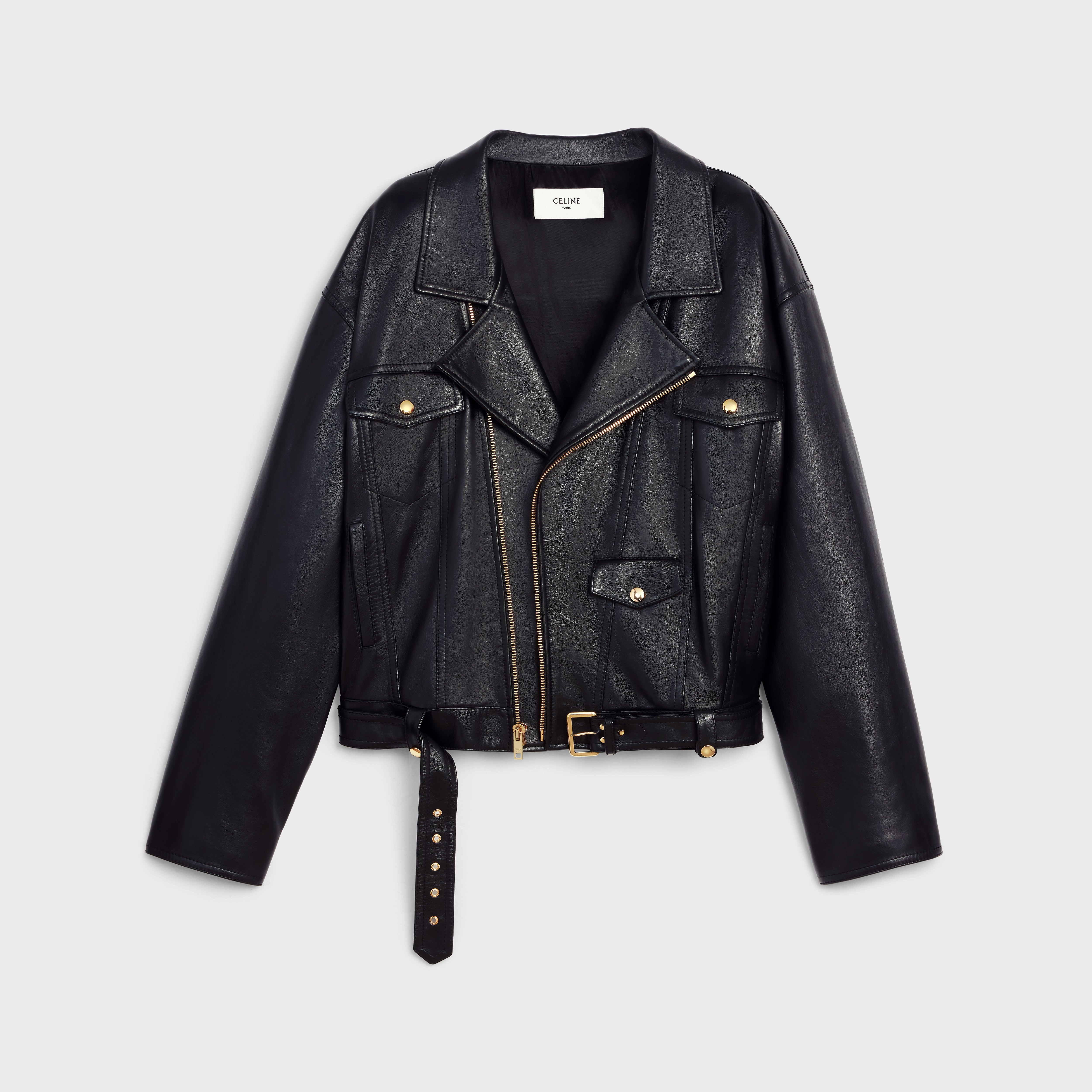 LOOSE BIKER IN SOFT VINTAGE LAMBSKIN - 1