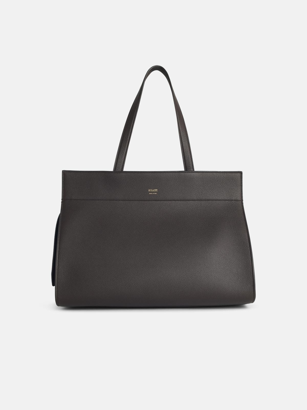 'CROSBY' 'ESPRESSO' LEATHER BAG - 1