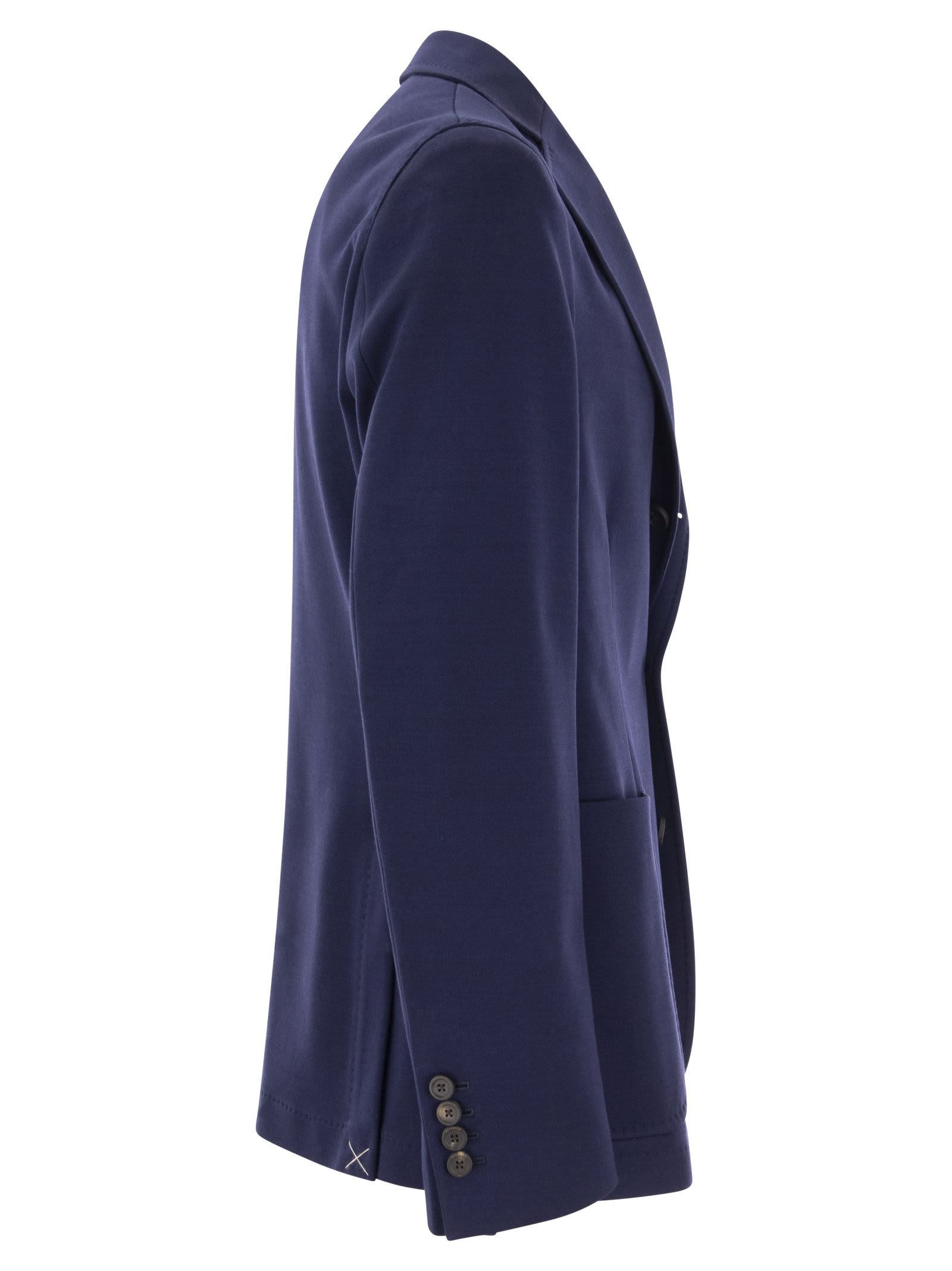 Peserico - Peserico Men Single-Breasted Blazer In Cotton Blend - 3