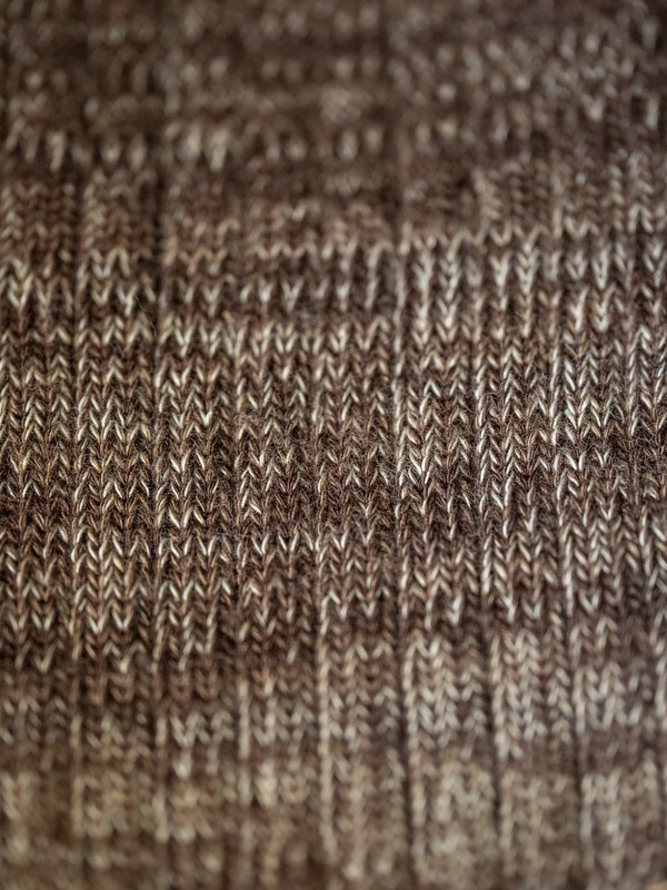 Rasmusson Mens Rib Sock Brownmelange - 3