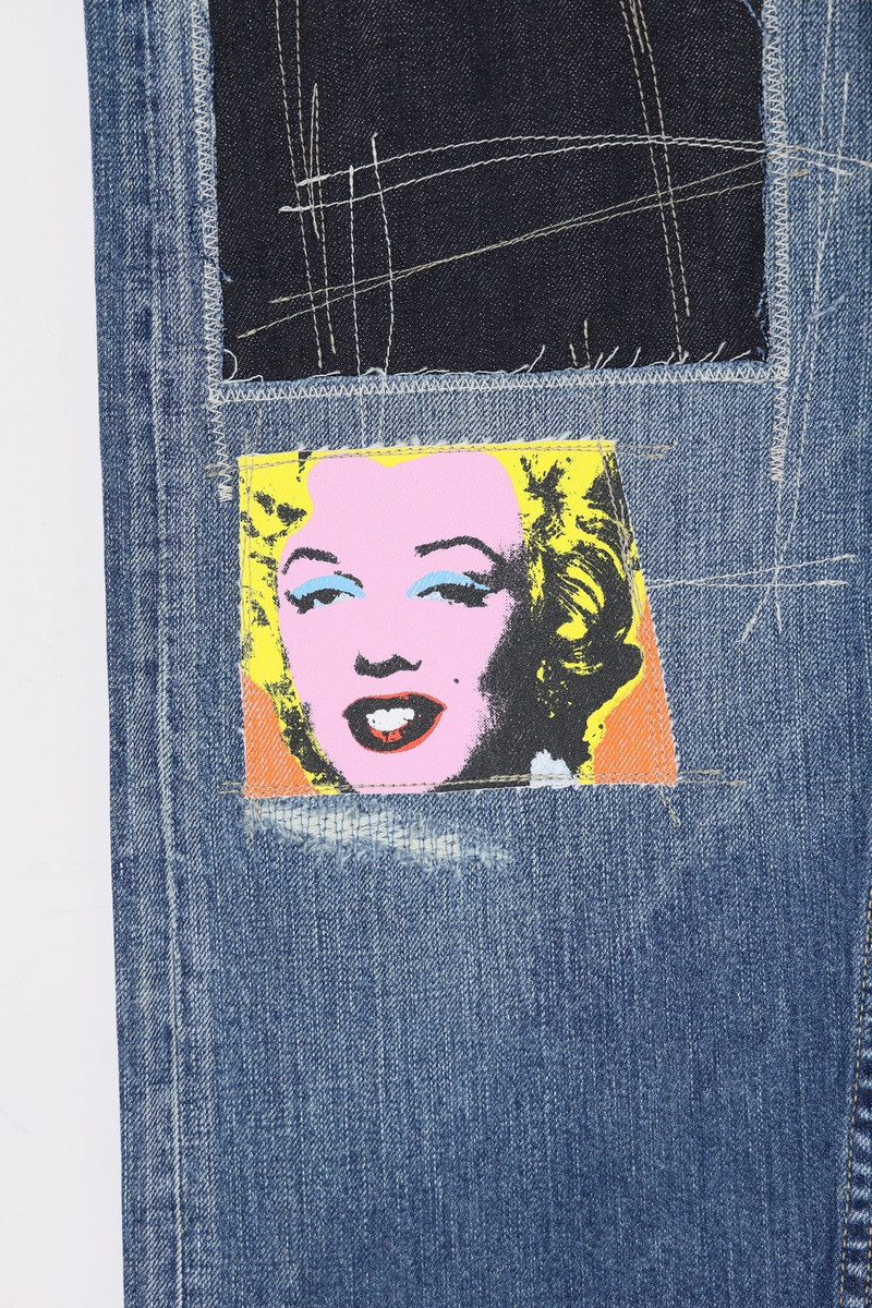 ANDY WARHOL PATCHWORK DENIM - INDIGO 4