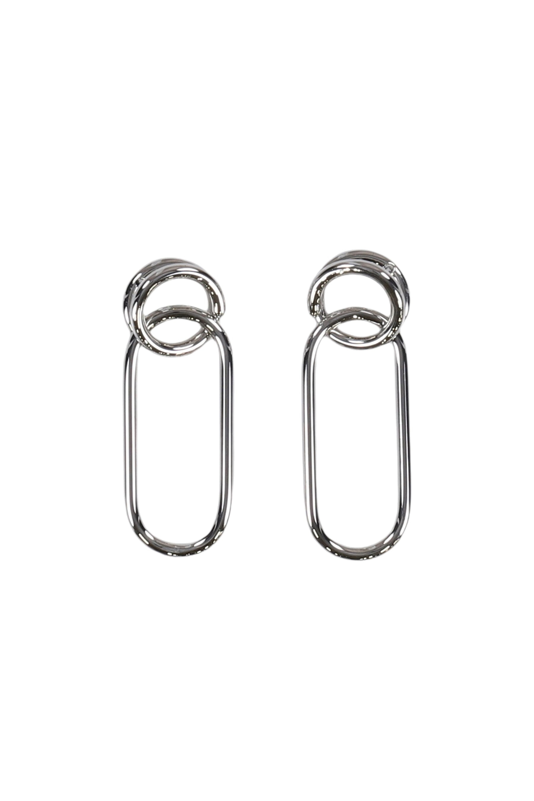 courrèges HOLY UNION EARRINGS / SIL | REVERSIBLE