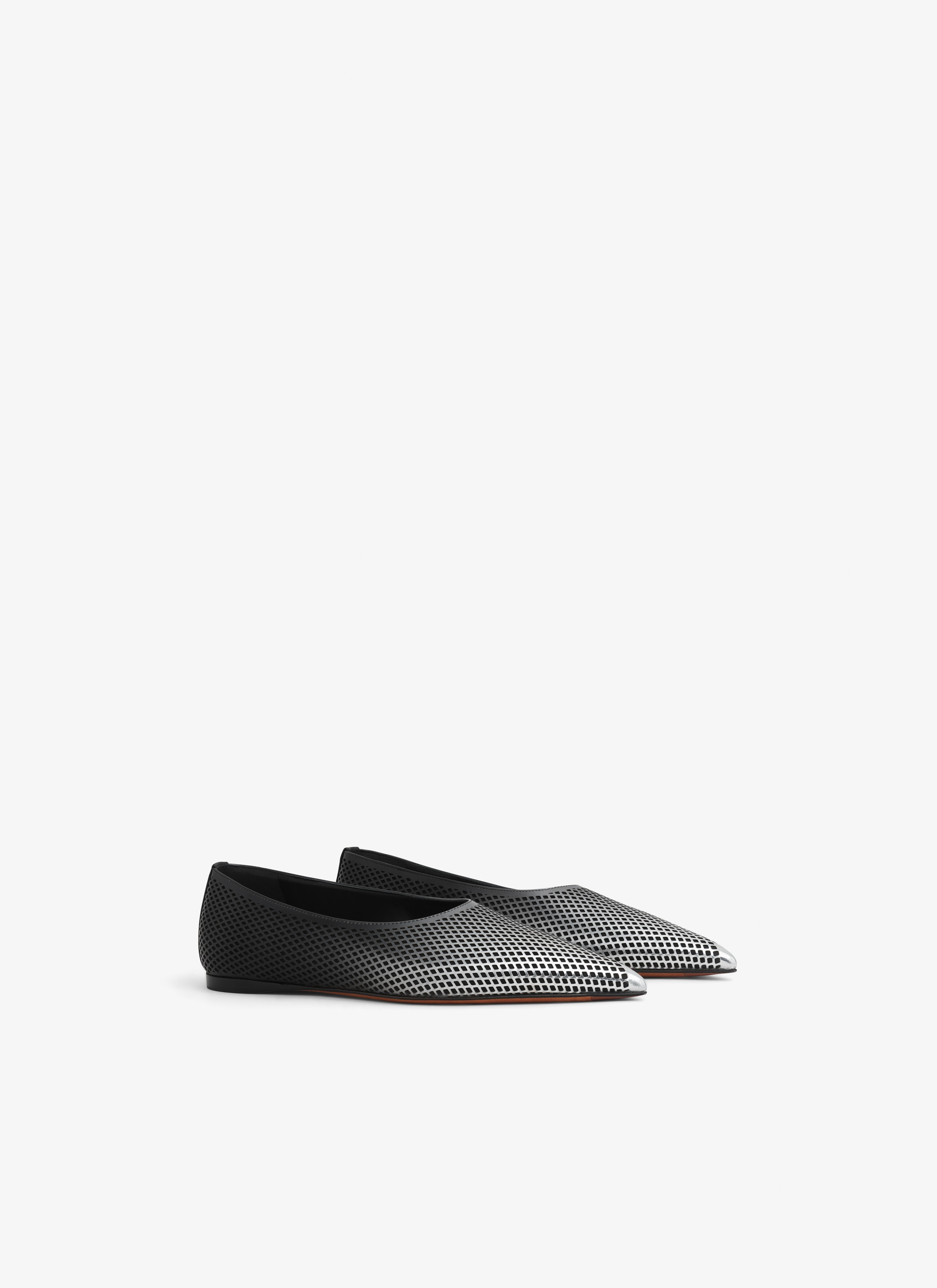 MESH FLATS IN DÉGRADÉ MESH CALFSKIN - 2