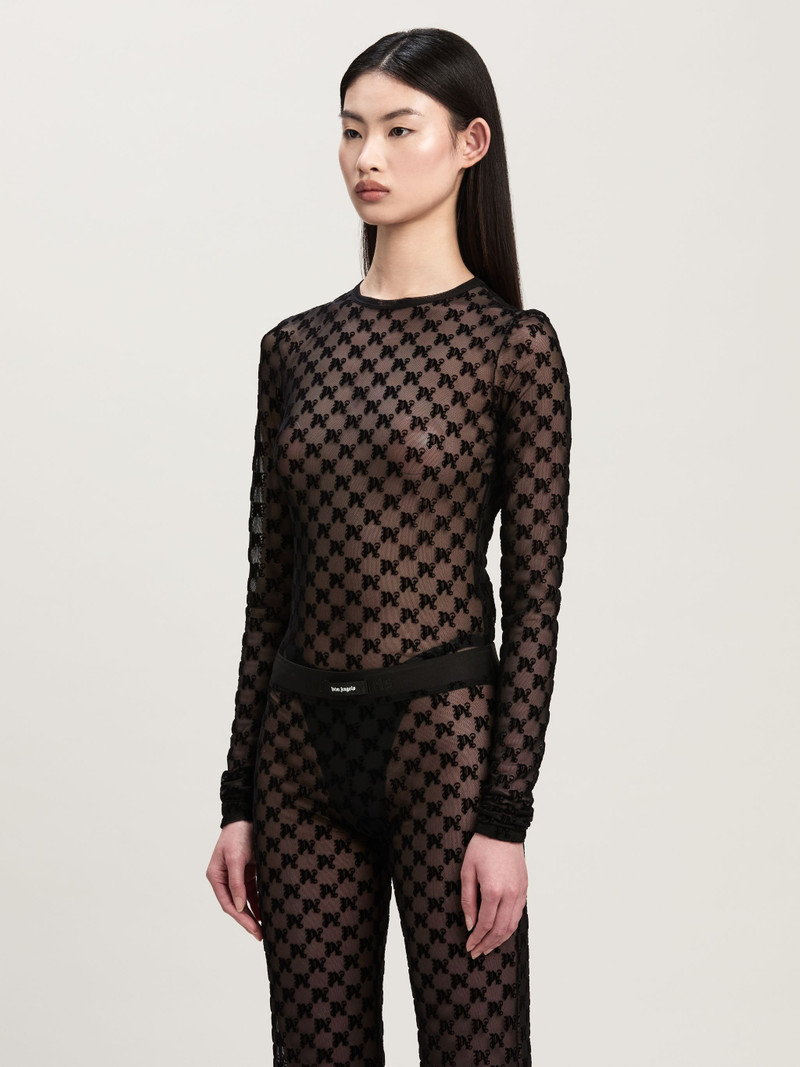 Monogram Tulle Top 4