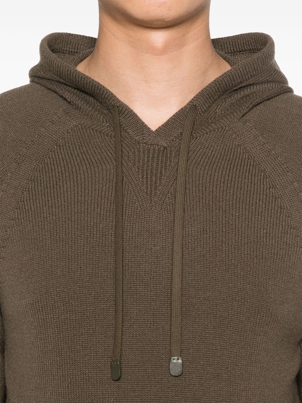 seamless cashmere hoodie - 5