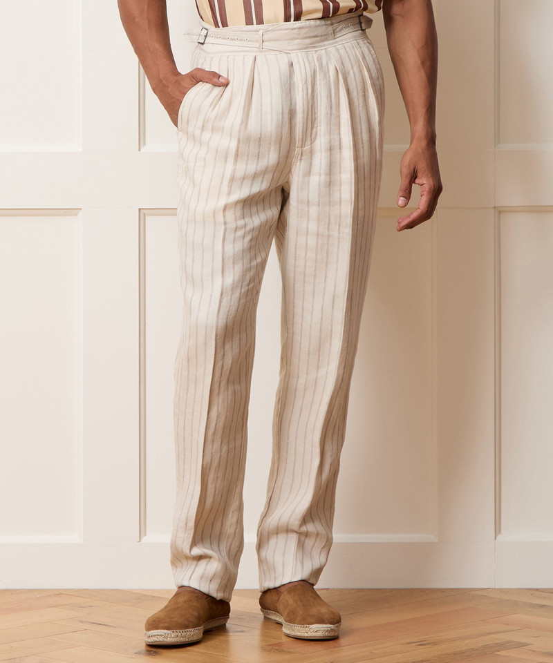 TODD SNYDER Linen Gurkha Trouser outlook