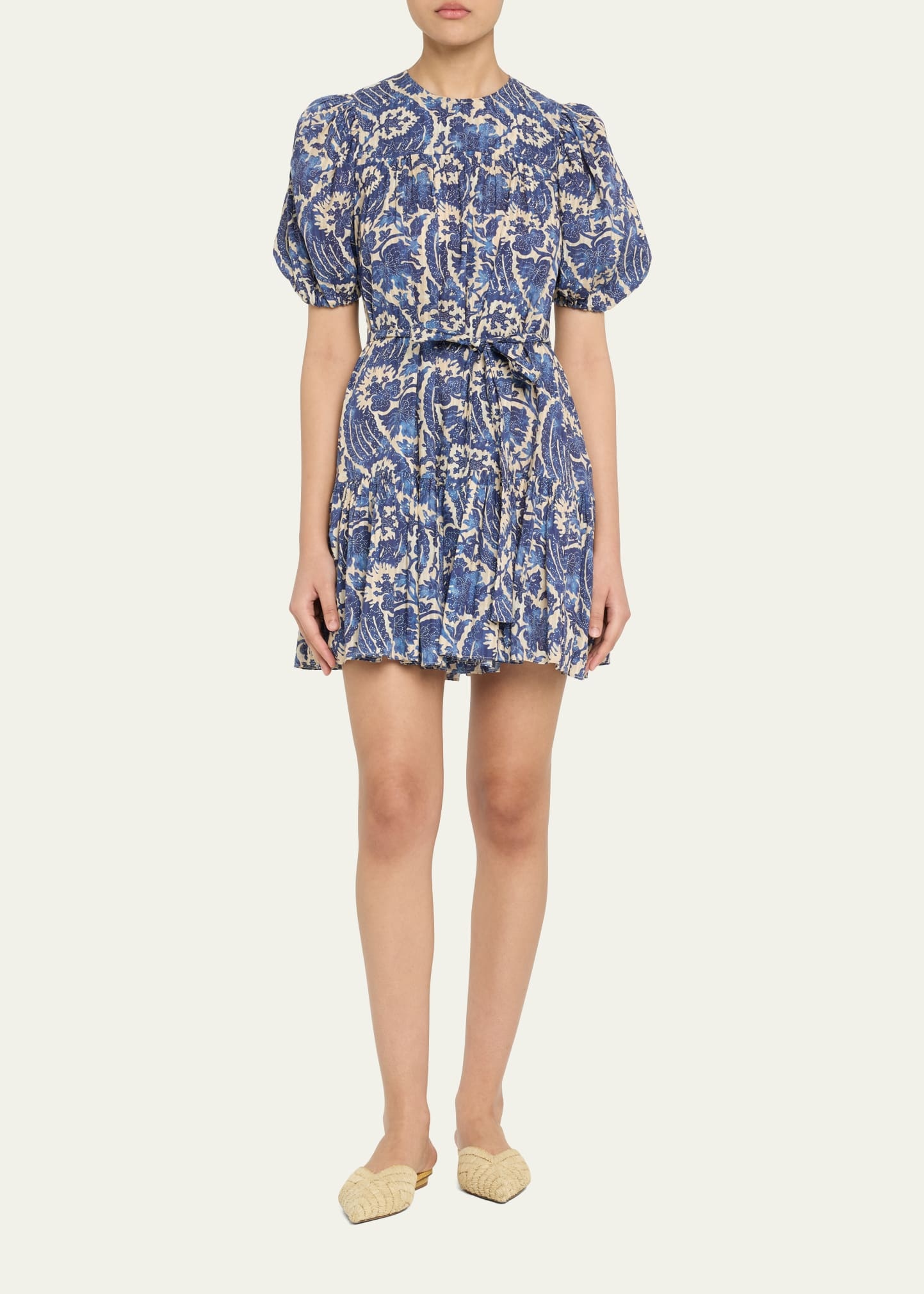 Rosalie Short-Sleeve Mini Dress - 2