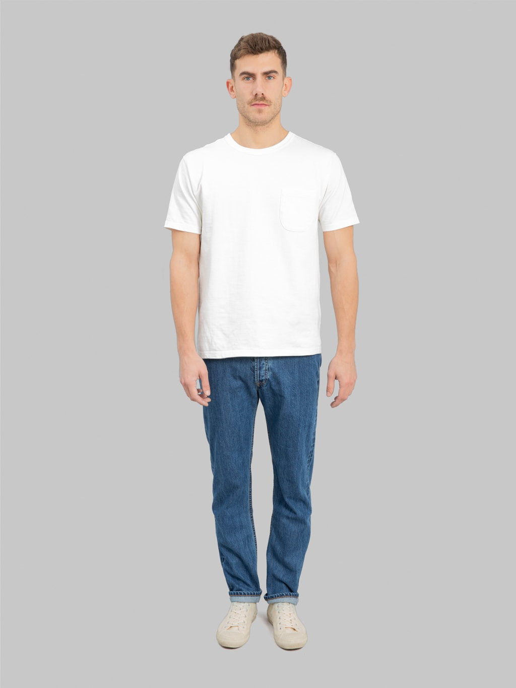 3sixteen CT-101xs Stonewashed Indigo Selvedge Classic Tapered Jeans (2024 Version) - 3