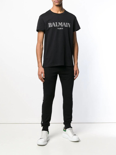 Balmain logo stripe track trousers outlook