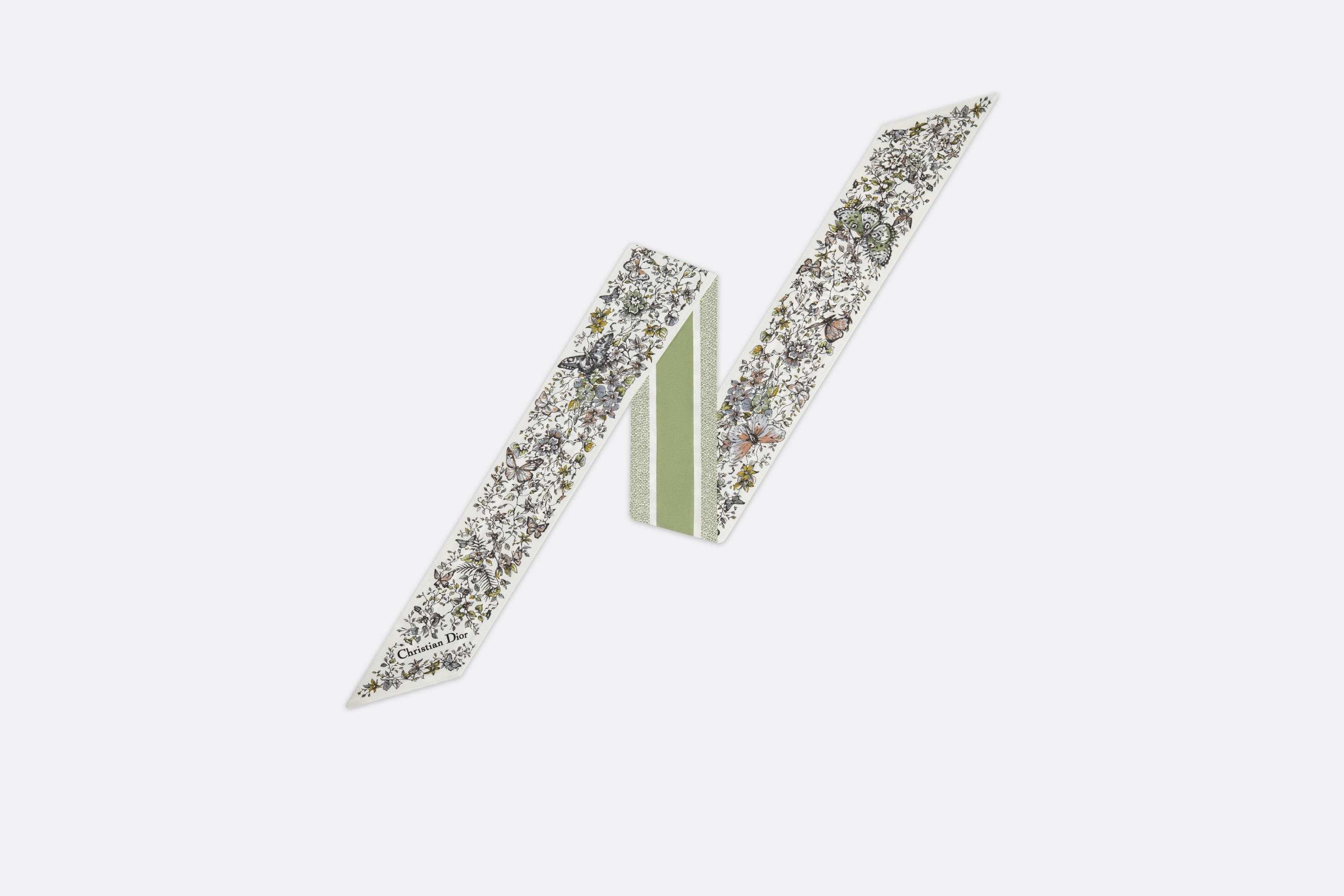 Dior Butterfly Around the World Mitzah Scarf | REVERSIBLE