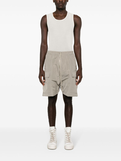 Rick Owens elasticated-waist cargo shorts outlook