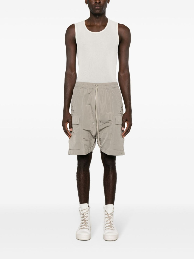 Rick Owens elasticated-waist cargo shorts outlook
