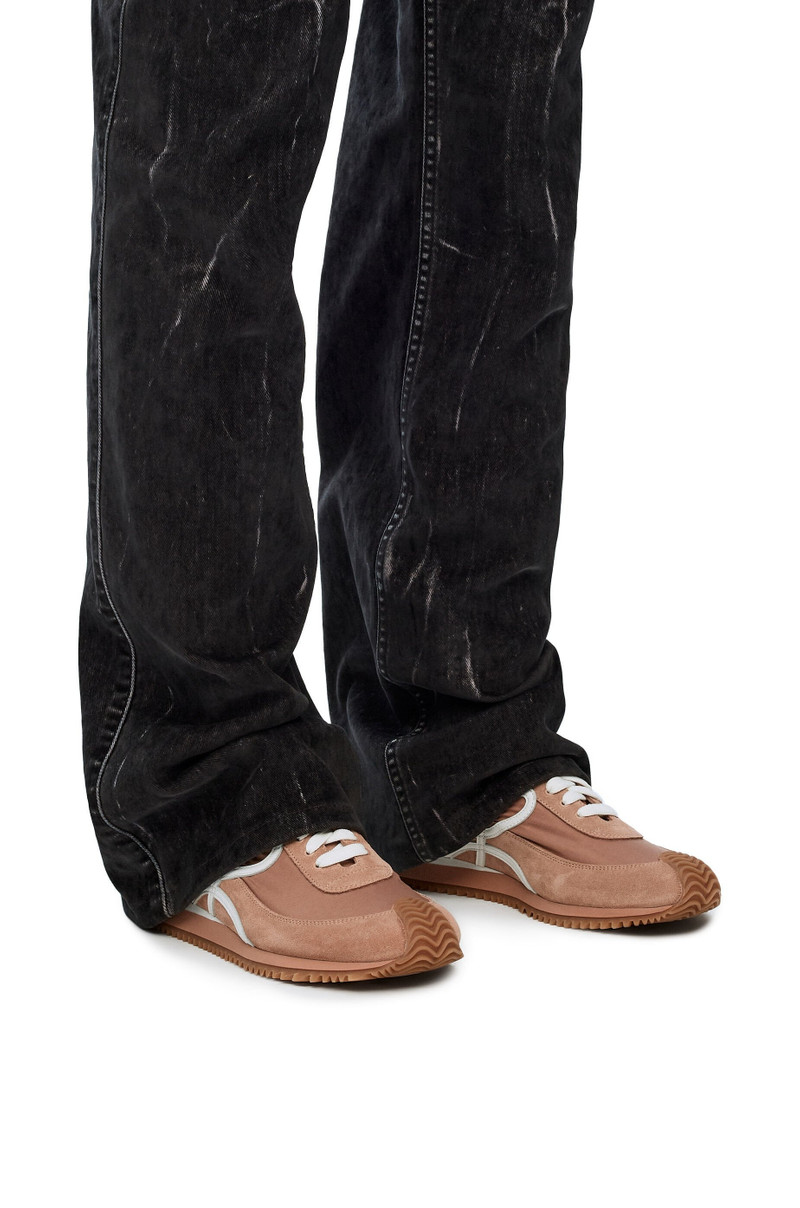 Loewe Flow runner in nylon and suede outlook
