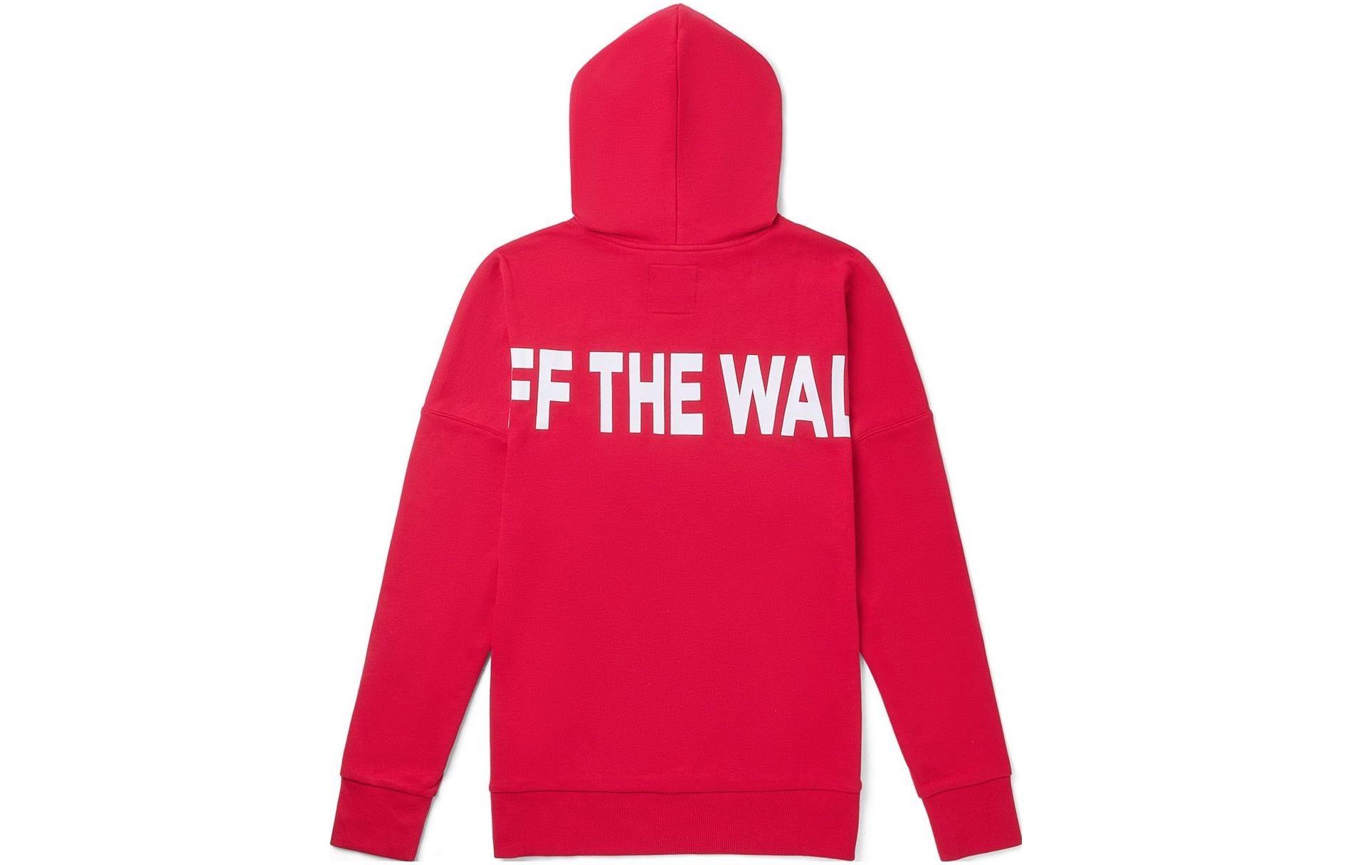 Vans Logo Off The Wall Hoodie 'Red' VN0A4MMIFTZ - 2