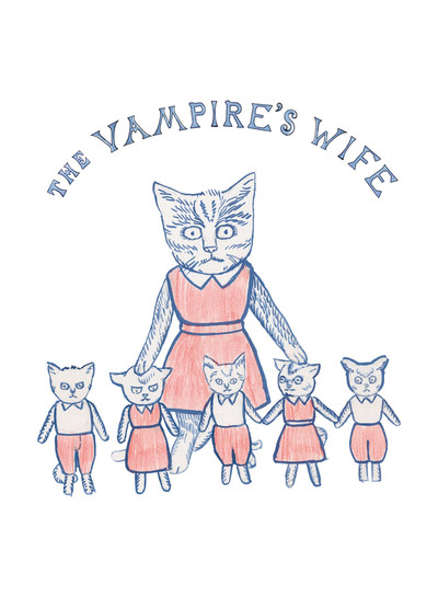 THE VAMPIRE’S WIFE THE BESIEGED CAT T SHIRT outlook