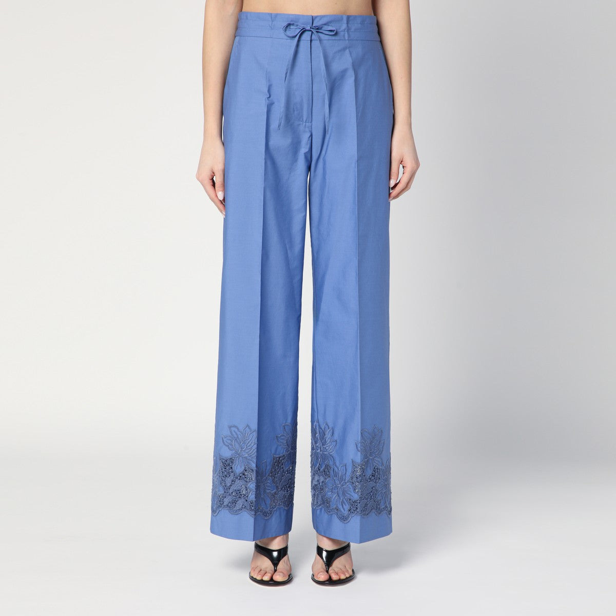 P.A.R.O.S.H. - P.A.R.O.S.H. Embroidered cotton pants - 1