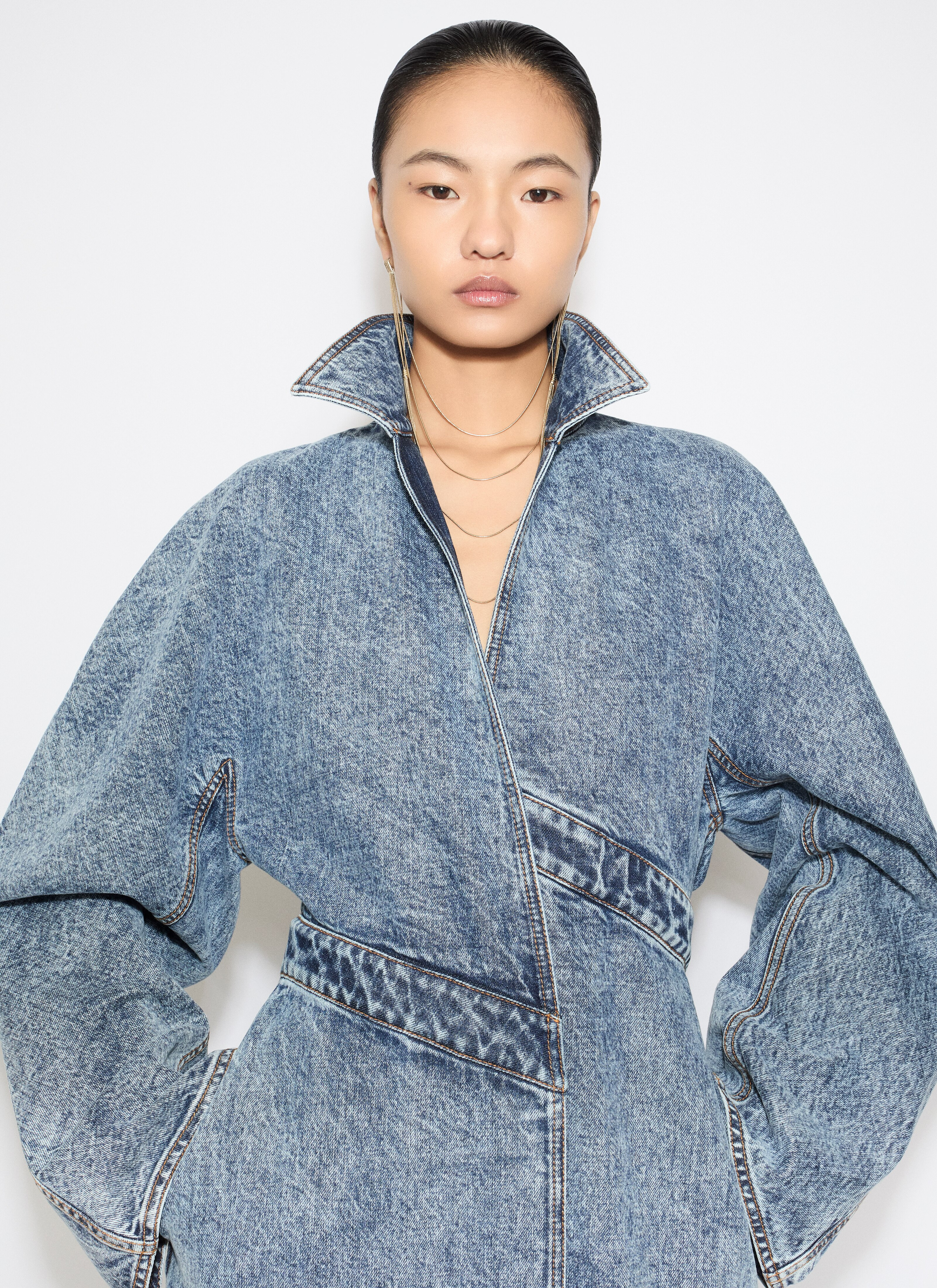 DENIM TRENCH - 5