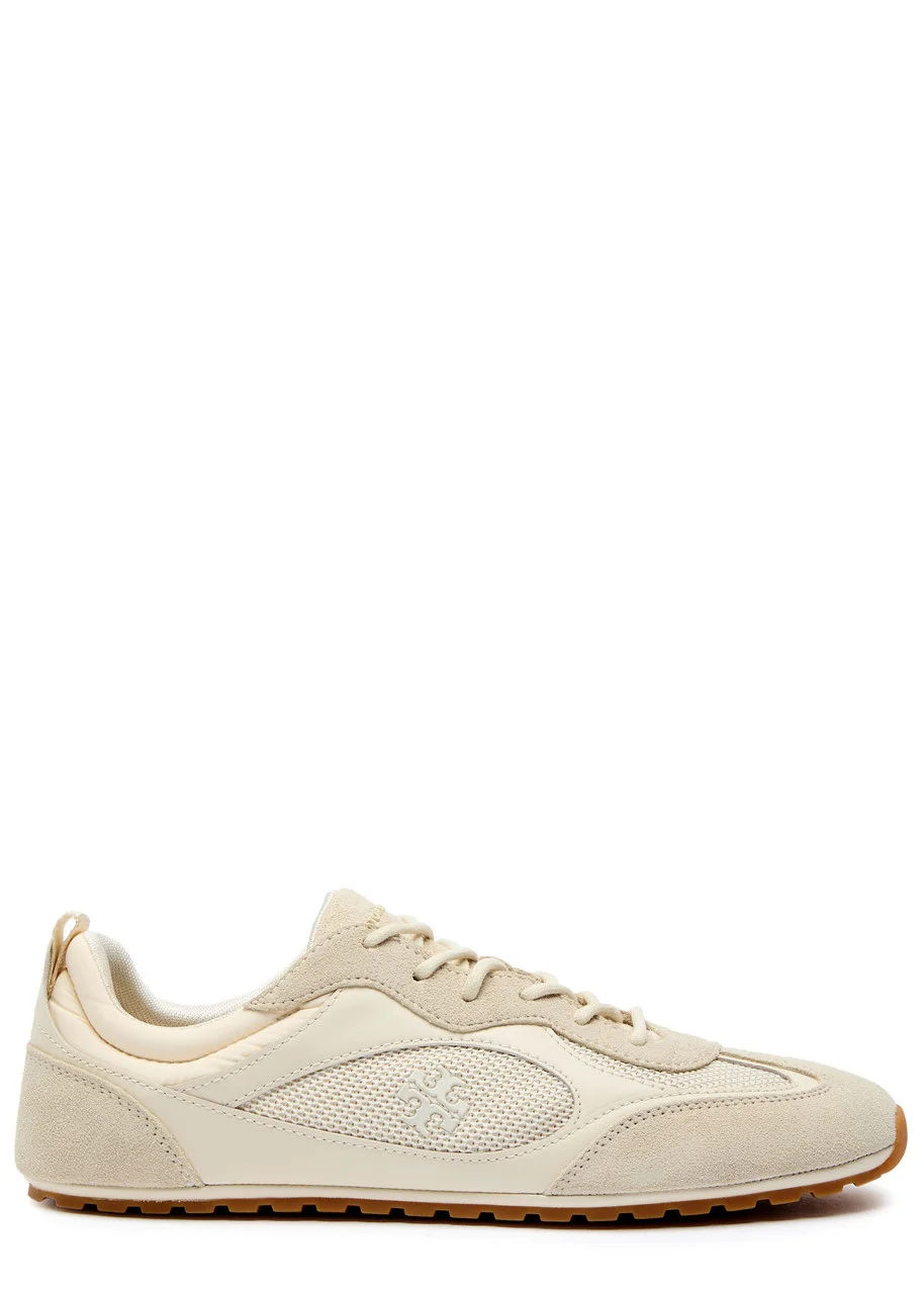 Tory Burch Field Panelled Suede Sneakers - 1