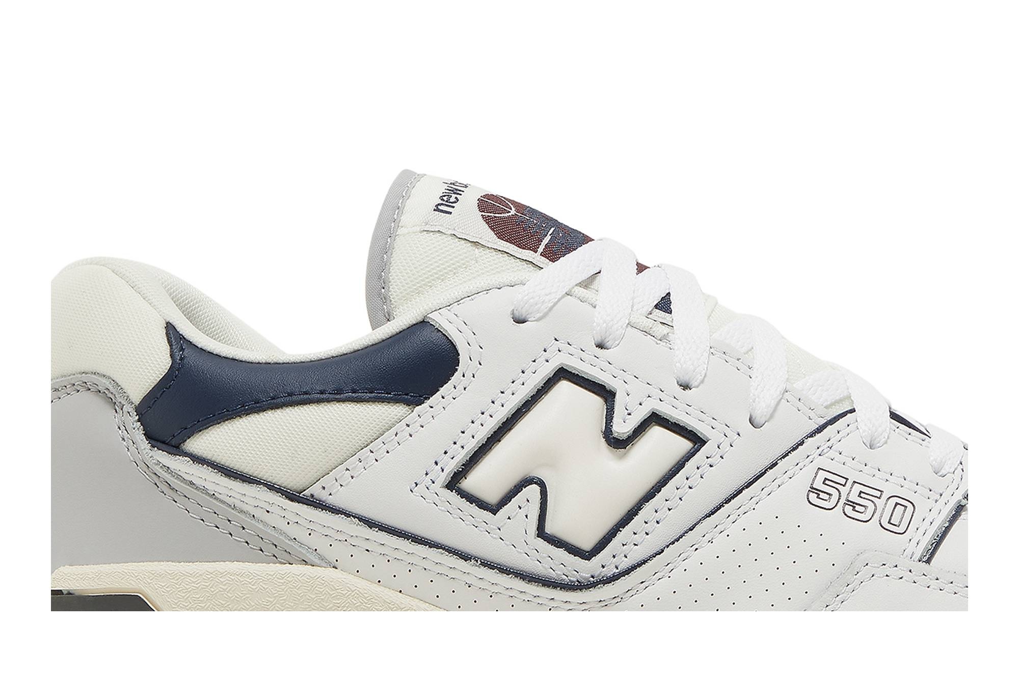 550 'White Indigo Burgundy' - 2