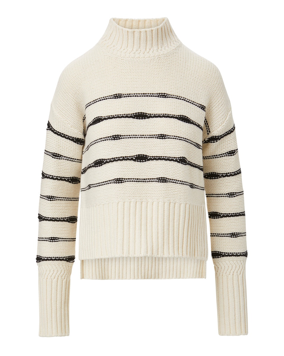 VIORI STRIPED SWEATER - 1