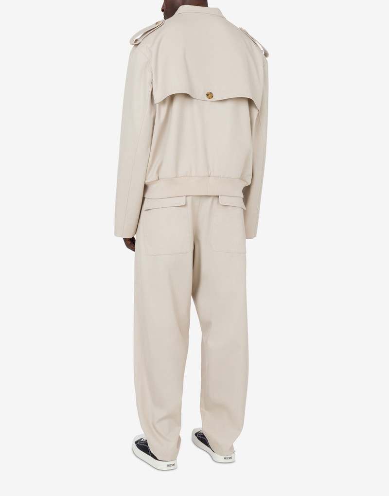 Moschino GABARDINE JACKET TAILORED TWIST outlook