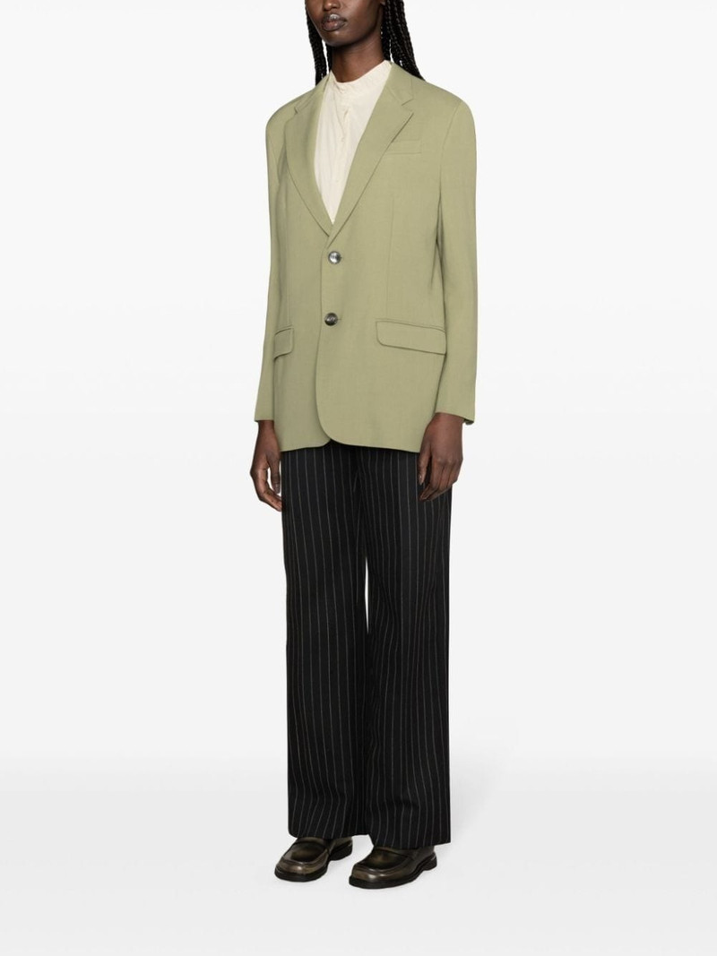 single-breasted textured blazer 3
