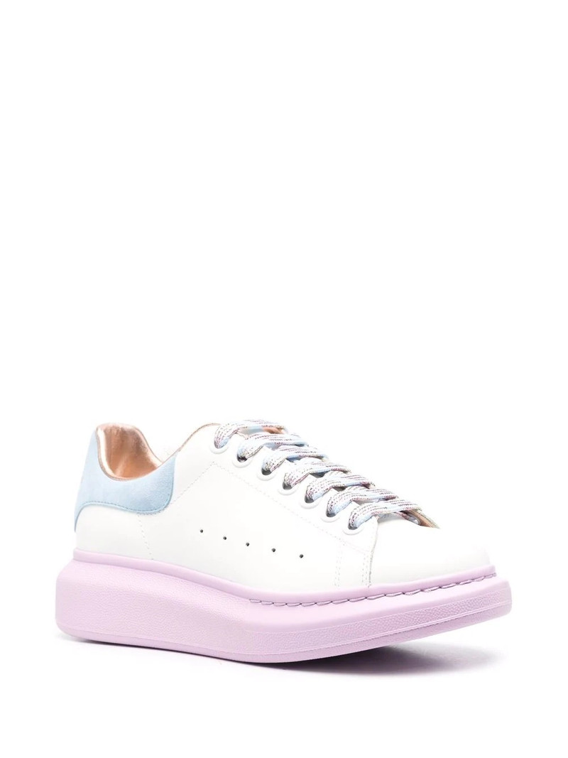Alexander McQueen colour-block low-top sneakers outlook