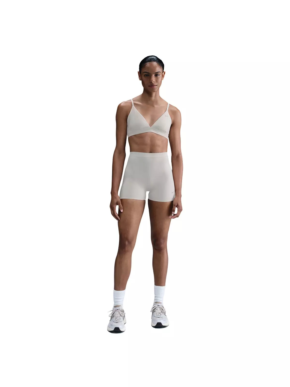 Women's Form Light-Support Non-Padded Triangle Sports Bra -Brown - 4