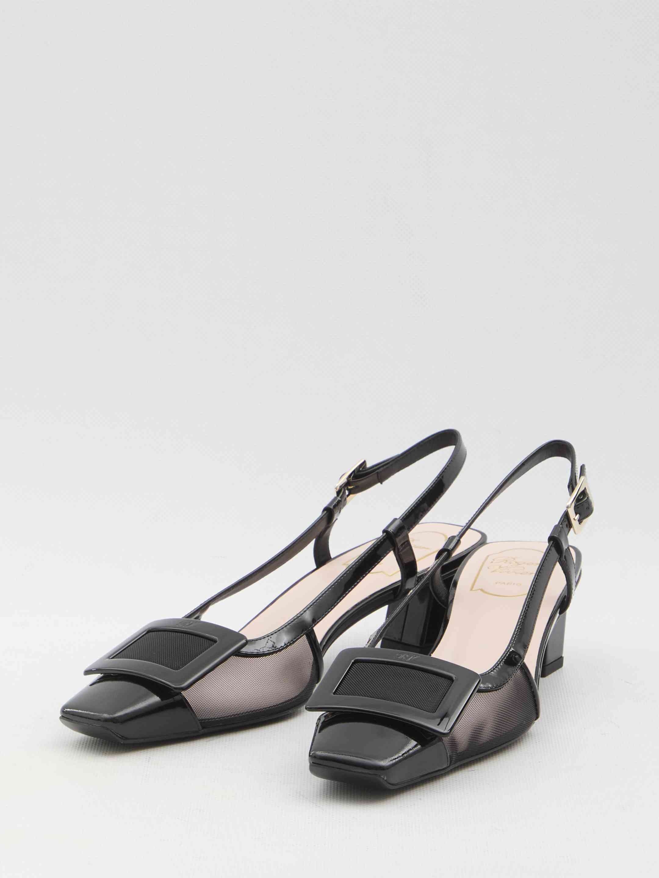 Roger Vivier Women Slingback Mesh Pumps - 2