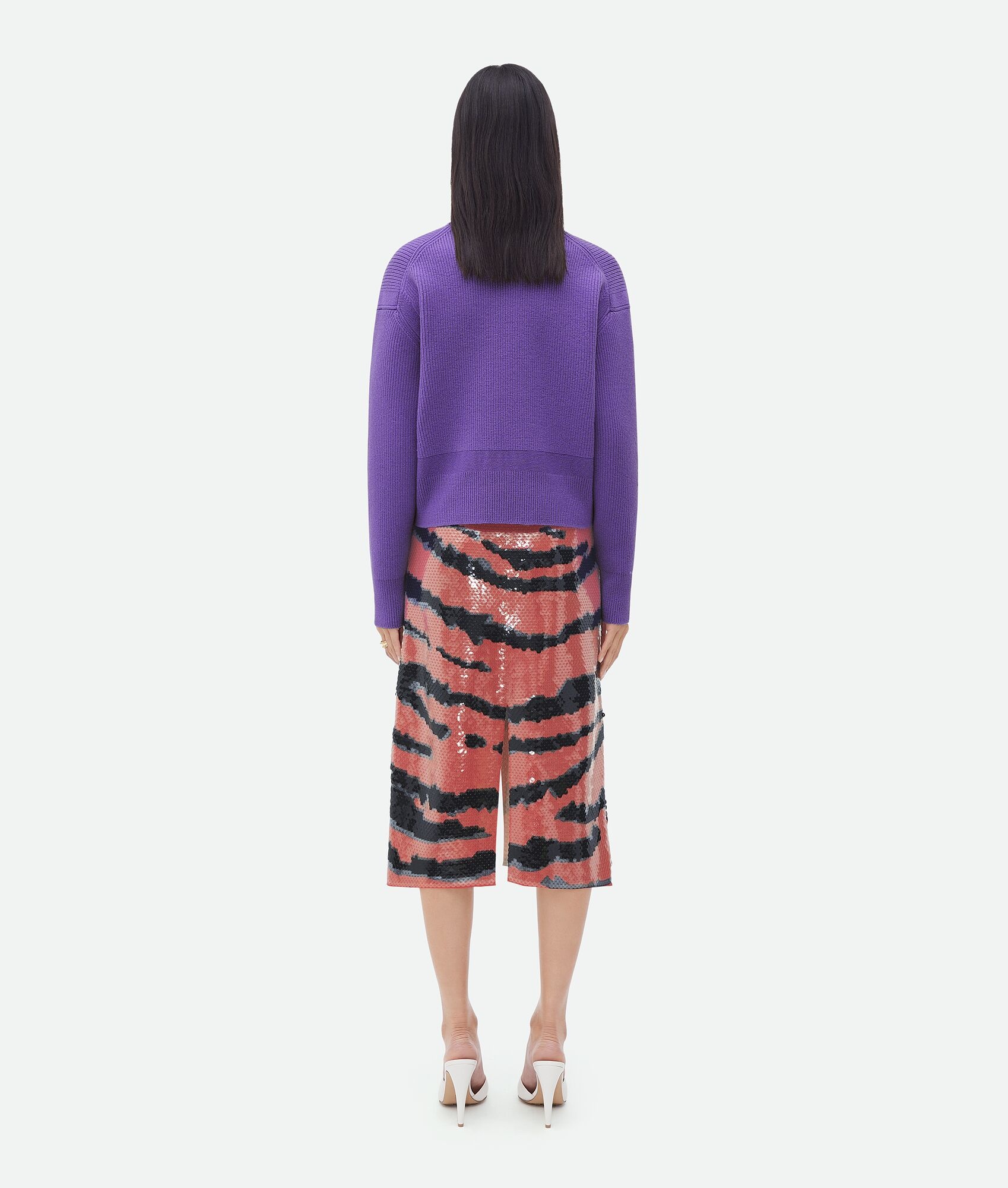 english rib cashmere jumper - 3