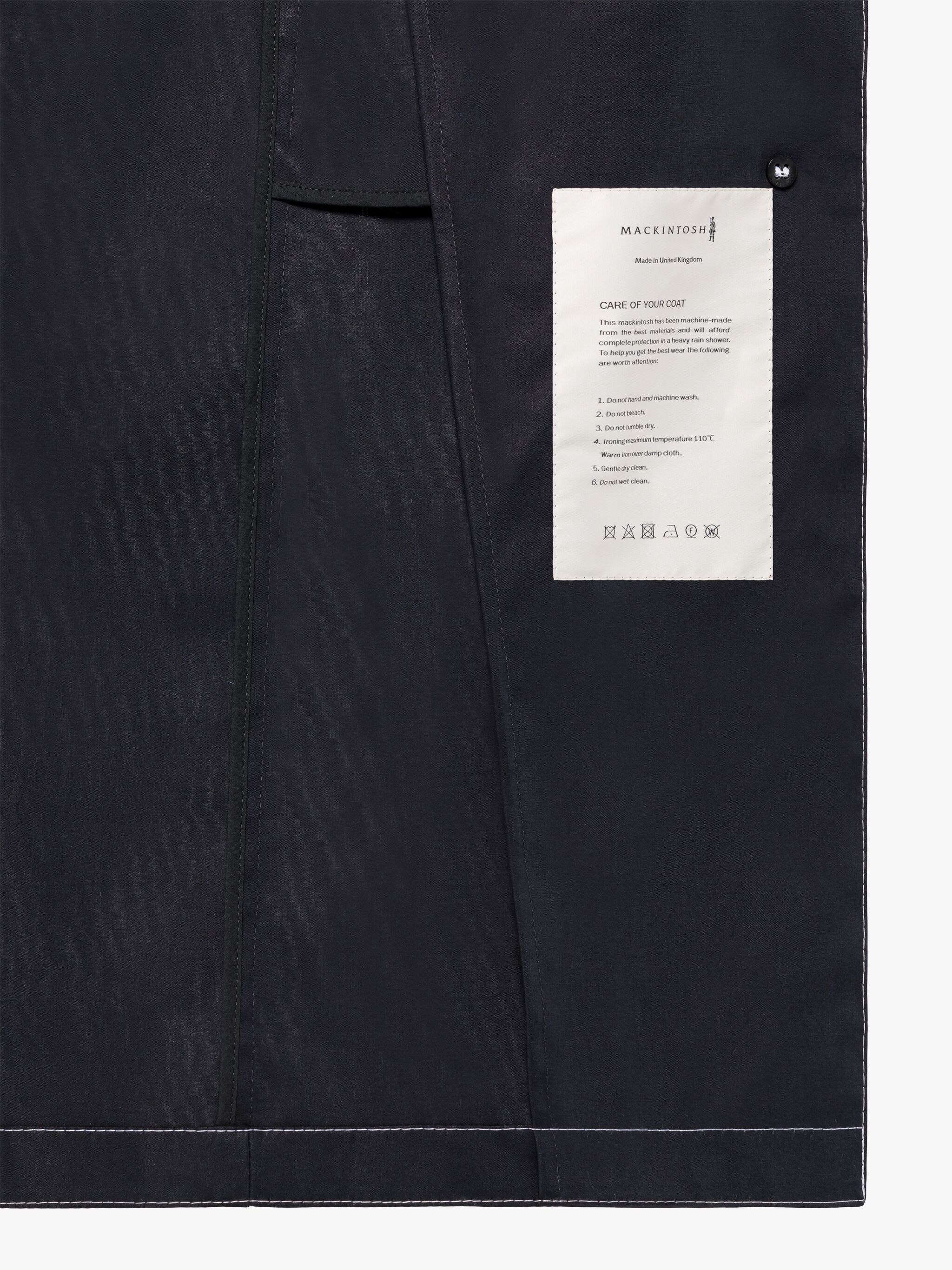 ALOE NAVY RAINTEC COTTON HOODED COAT - 6