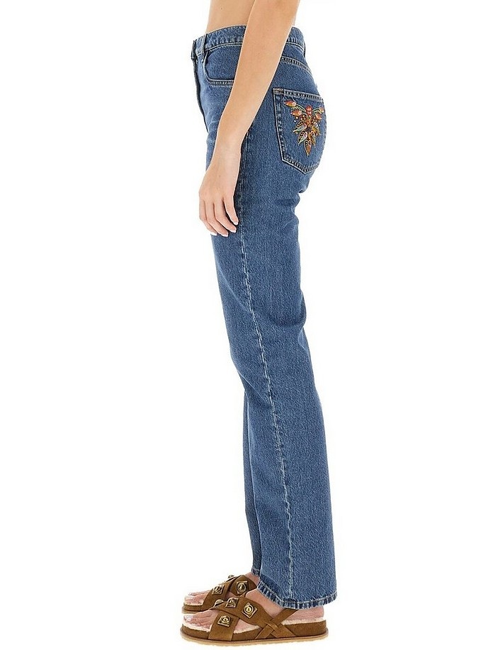 【送料&関税込】Etro Jeans With Logo Embroidery Etro Jeans With Logo Embroidery | forzieri | REVERSIBLE
