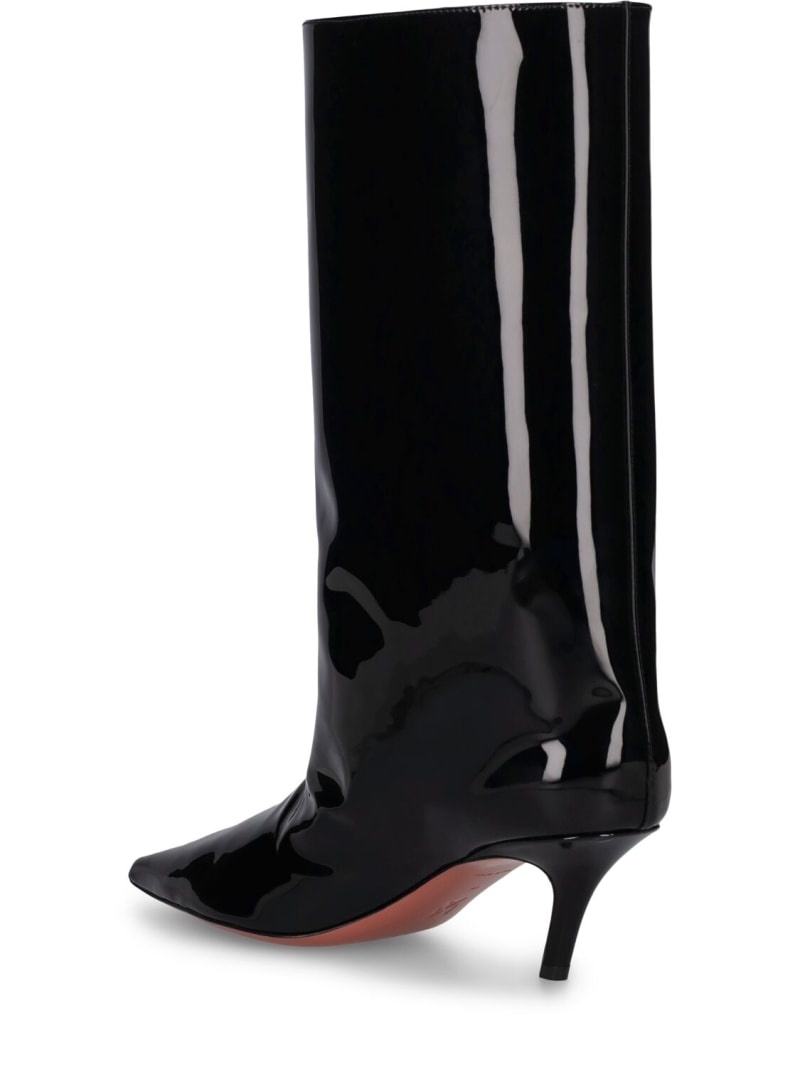 60mm Fiona patent leather boots - 4