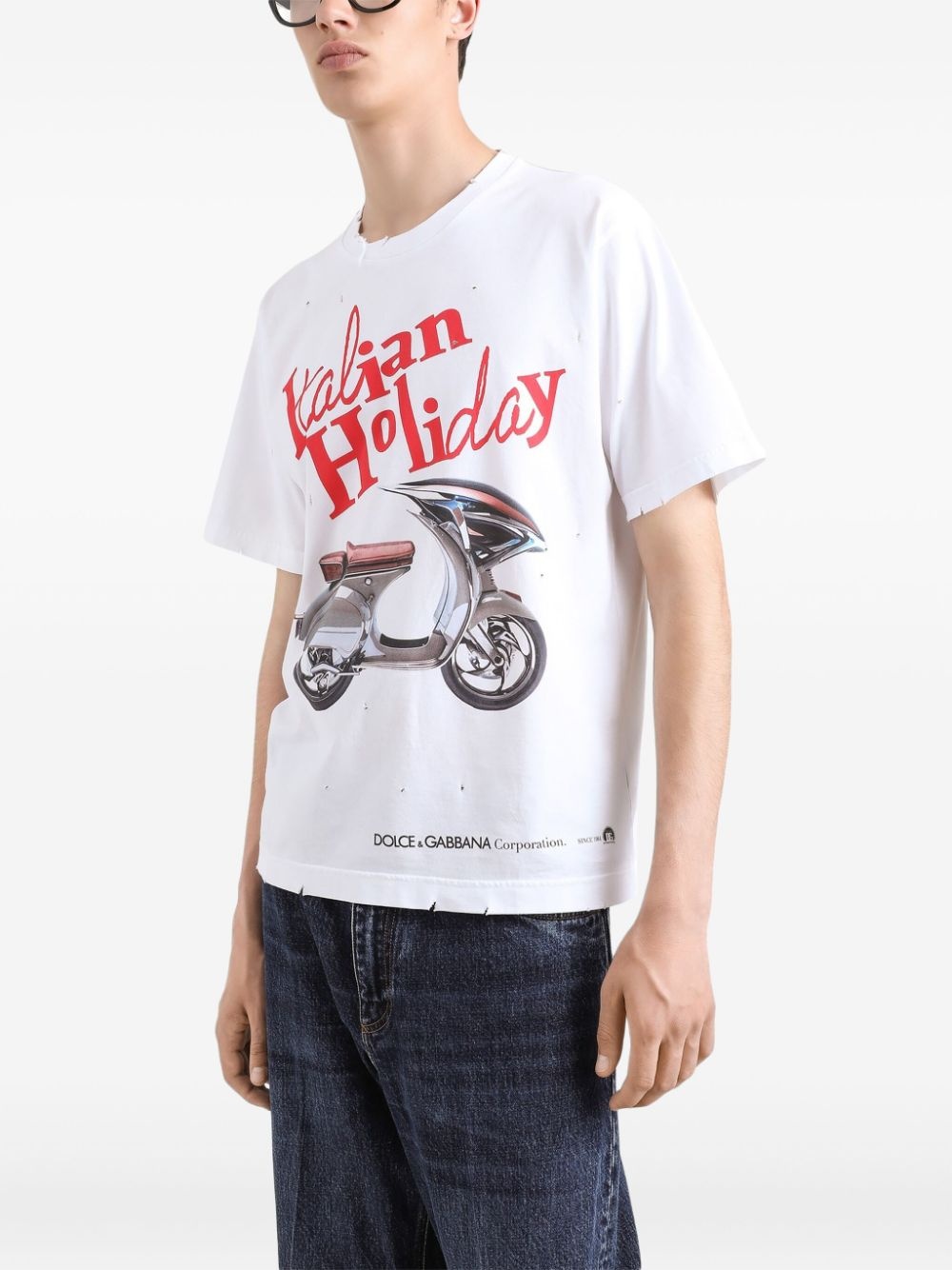 graphic print t-shirt - 4