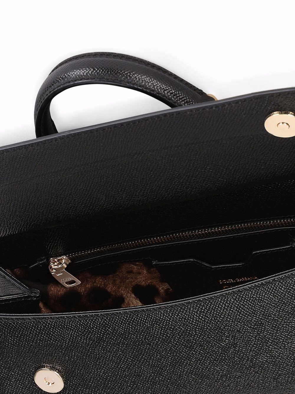 medium Sicily leather top-handle bag - 5