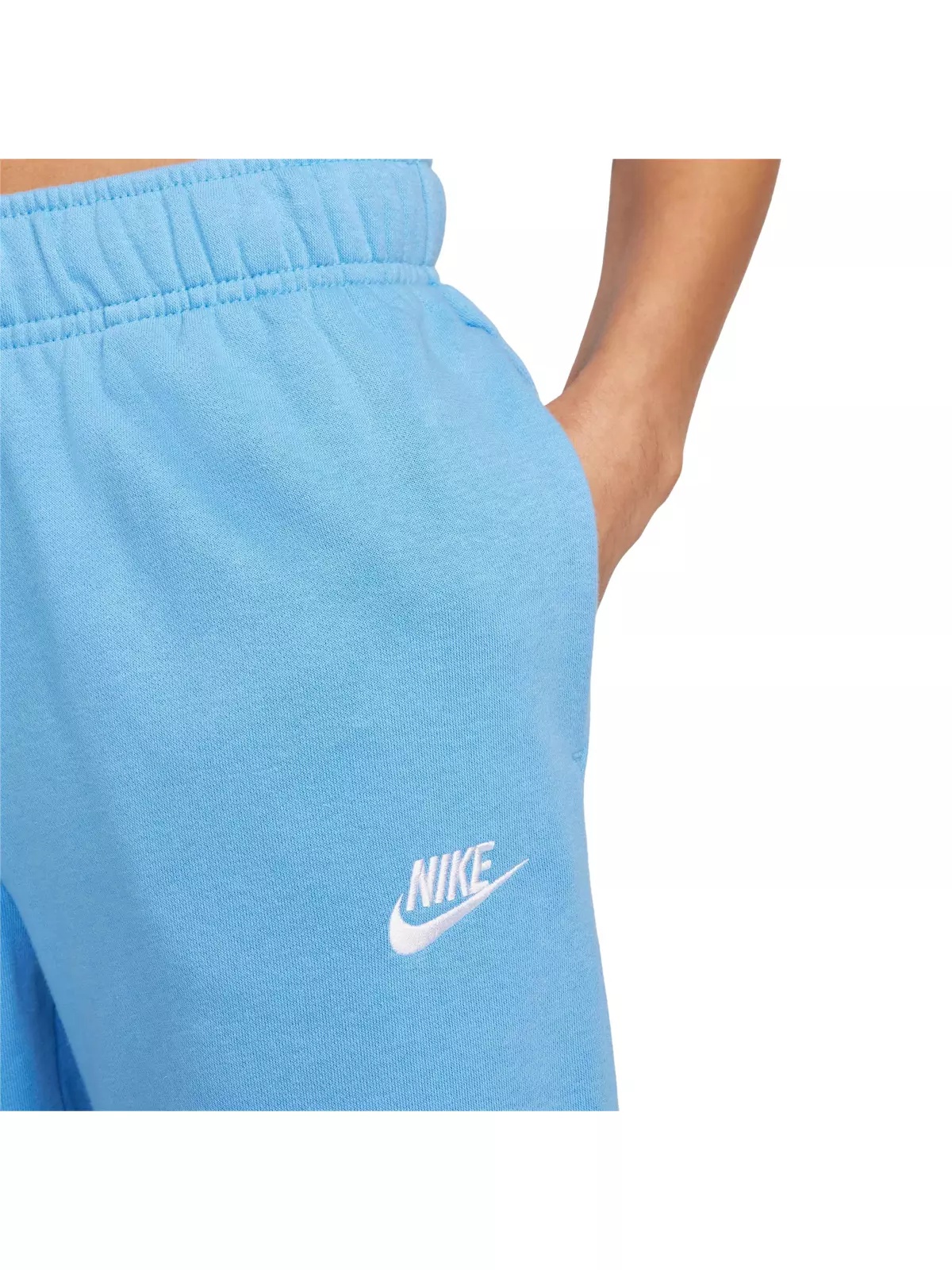 Women's Sportswear Club Fleece Mid-Rise Standard Joggers -Blue - 3