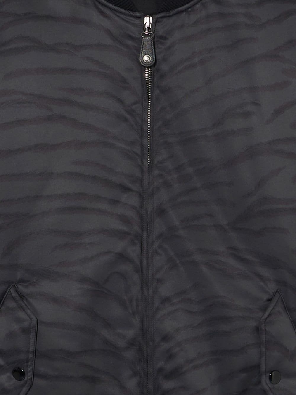 tiger-print bomber jacket - 2