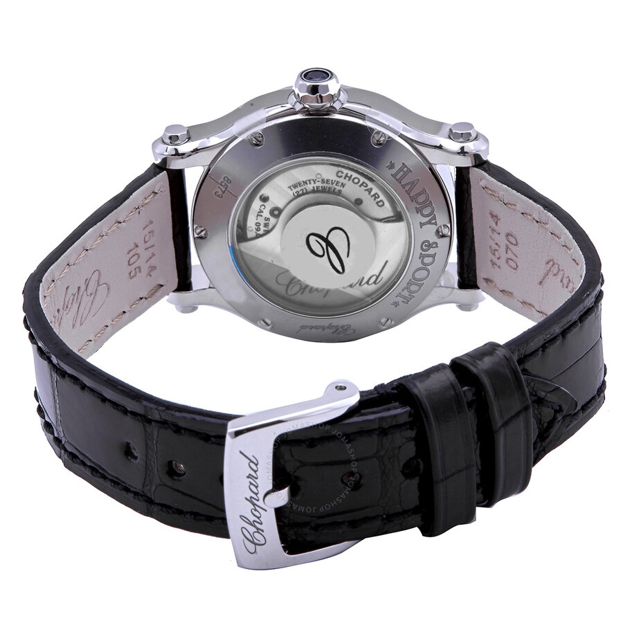 Chopard Happy Sport Automatic Silver Dial Ladies Watch 278573-3011 - 3