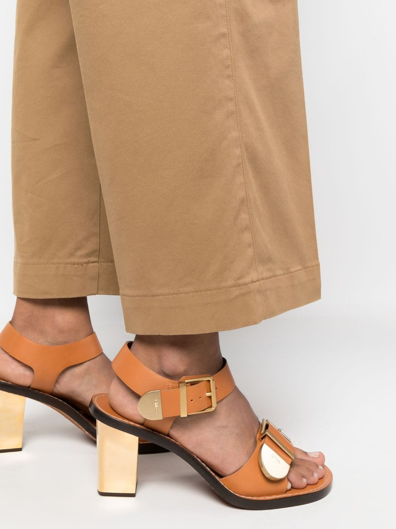 high-waisted cropped trousers 5